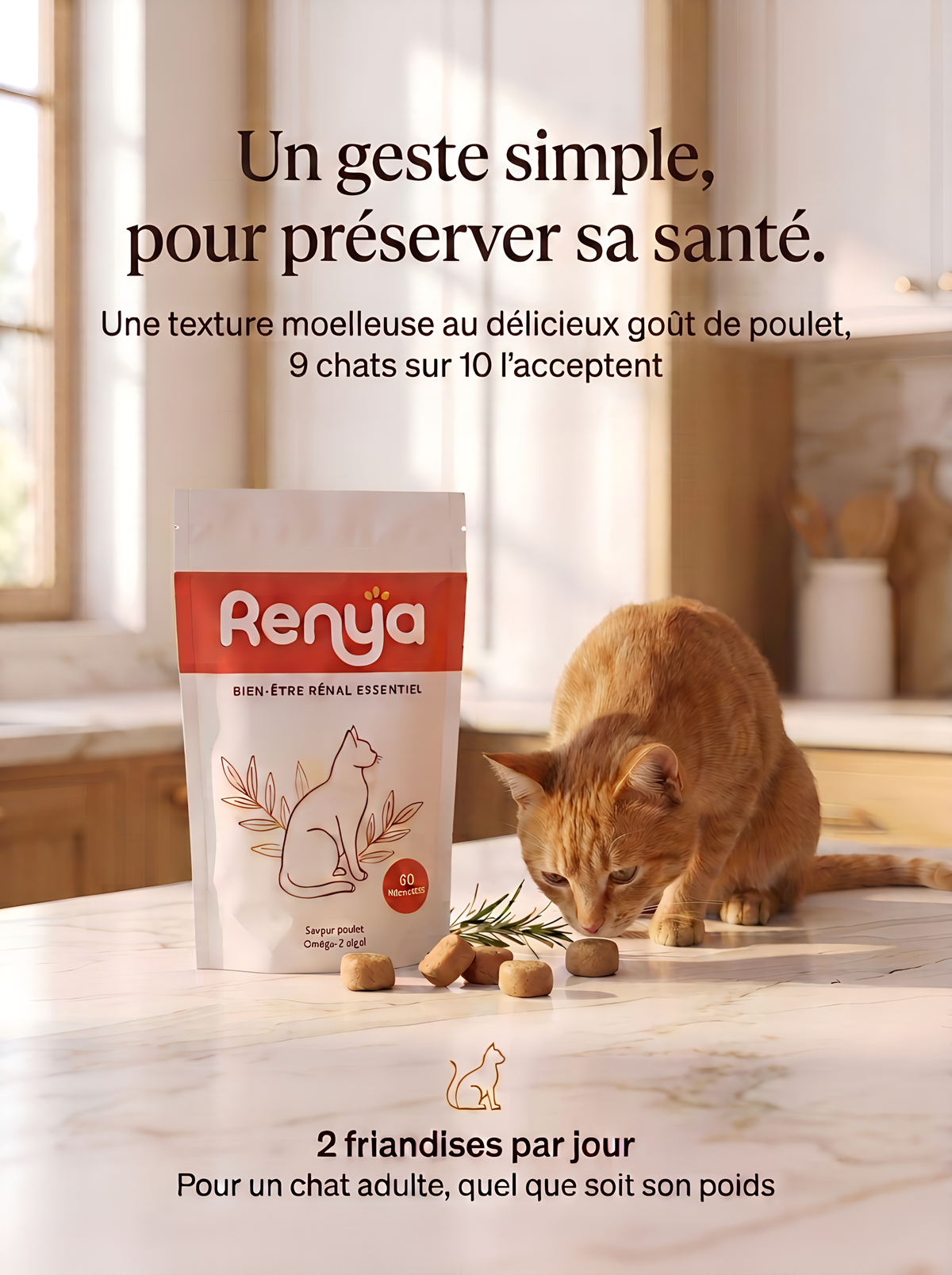 Passez plus d'années avec votre chat en augmentant son espérance de vie.